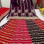 Chinon lehenga 3 Pc Set its is semi stitched you can make your own size shirt