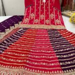 Chinon lehenga 3 Pc Set its is semi stitched you can make your own size shirt